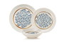 Hermia Vajilla de Porcelana Multicolor de 24 Piezas